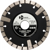 TP152 алмазный диск 125 глубокорез бетон, гранит trio diamond turbo pro