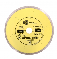 UTW505 диск алмазный 200 сплошной ультра тонкий керамогранит