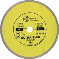 UTW507 диск алмазный 250 сплошной ультра тонкий керамогранит