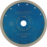 HM405 алмазный диск 200 керамогранит, мрамор hilberg x тип турбо ультра тонкий