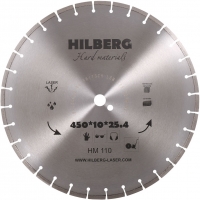HM110 диск алмазный 450 по железобетону hilberg hard materials лазер
