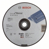2.608.600.228 диск обдирочный 230x6x22 bosch expert for metal выпуклый, для металла